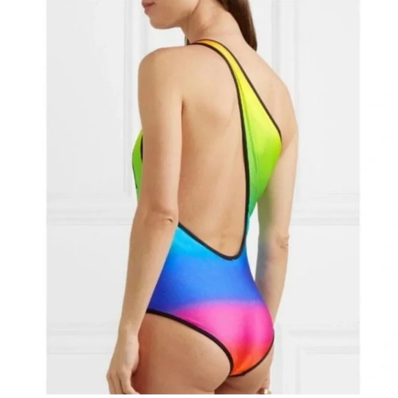 Gucci rainbow color block one piece swimsuit - Picture 2 of 9